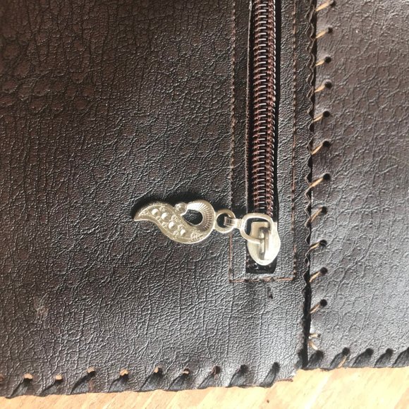 brown leather wallet - Picture 6 of 10